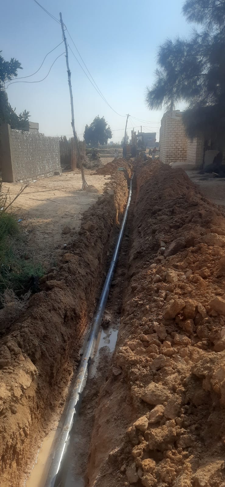 مشروع جديد لتوصيل المياه